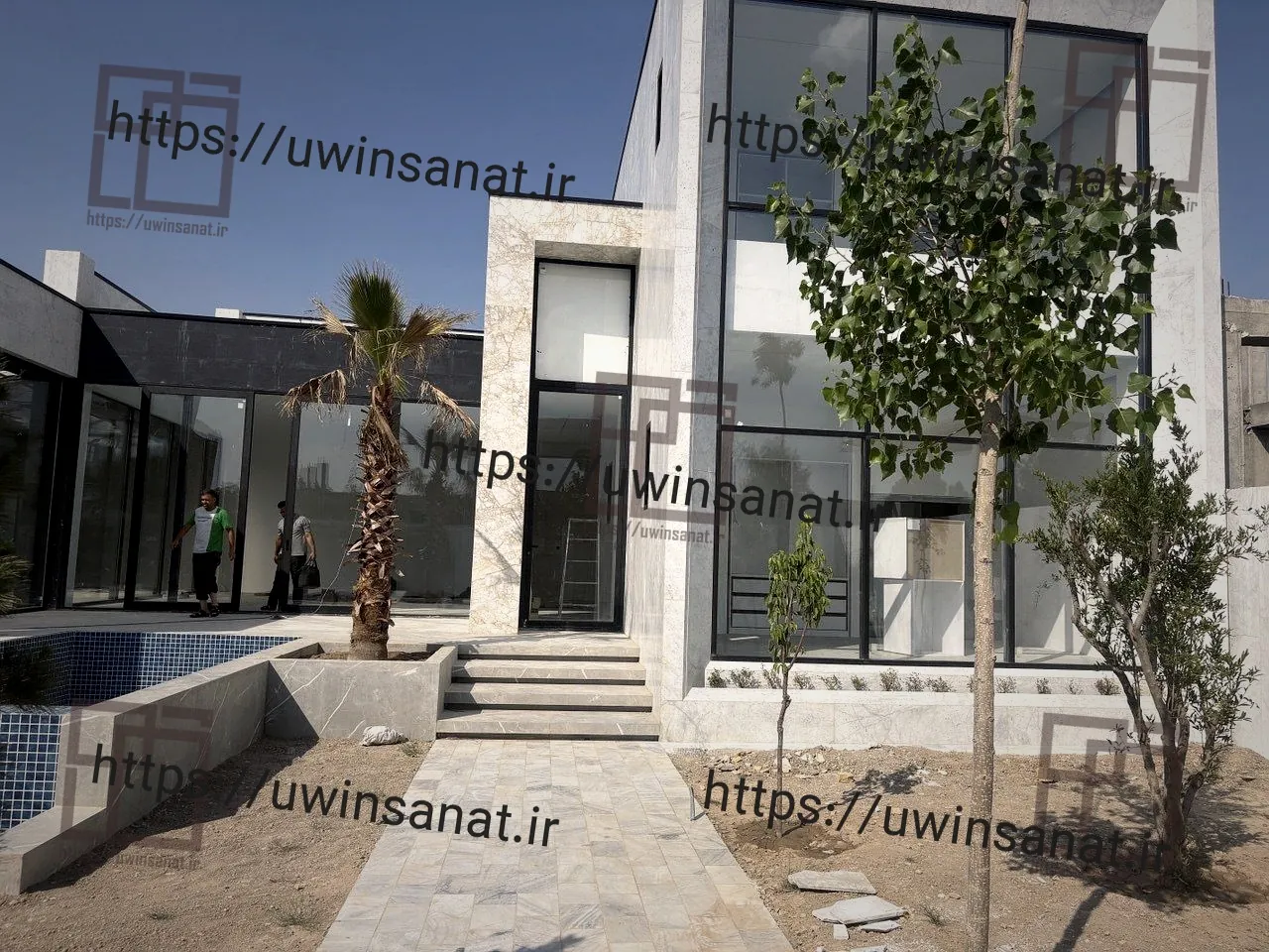 اجرای_نمای_کرتین_وال_ محدوده صفادشت (3)